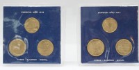 Auktion 361<br>2x Münzsätze zur Weltmeisterschaft 1978, Argentinien