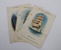 Auktion 361<br>3x Tagesprogramme "Kraft durch Freude", 3. Reich, je gelocht