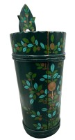 Auktion 361<br>Butterfass als Schirmständer, H-58 cm, handbemalt