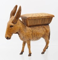 Auktion 361<br>Vintage Zigarettenspender, Esel, Kunststoff, H-18cm B-18cm