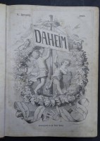 "Daheim" 1869 , Deutsches Familienblatt mit Illustrationen , Alters- und Gebrauchsspuren
