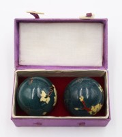 Auktion 361 / Los 15516 <br>Qi-Gong Kugeln in Kästchen