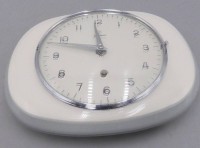 Auktion 361<br>mechan. Küchenuhr "Junghans" , Werk nicht geprüft, 20x25 cm, Keramik