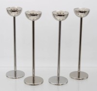 Auktion 361<br>4x moderne Leuchter, verchromt, ca. H-22cm