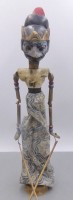 Auktion 361<br>gr. alte Bali Marionette, Holz, H-57 cm