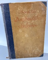 Auktion 369<br>H. Rabe "Deutsch-englisches Satzlexikon der allgemeinen und wirtschaftlichen Sprache" 1924, Gebrauchsspuren