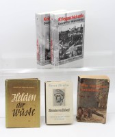 5 x diverse Literatur über den 2. WK , 3x aus der Zeit um 1940 ,