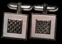 Auktion 362 / Los 1004 <br>Paar Silber-835- Manchettenknöpfe, 12,6 gr