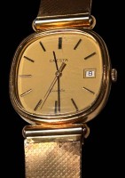 Auktion 362 / Los 2004 <br>Vintage  Cresta - Quartz  - Herren Uhr - Swiss made - 70/80-er Jahre , Doubleeband, guter Zustand, Werk nicht geprüft