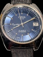 Auktion 362 / Los 2005 <br>mechan Automatic Herrenuhr "Oris" Star, 21 Jewels, Werk läuft, D-3,5 cm, guter Zustand