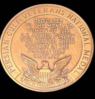 Auktion 362 / Los 7001 <br>"Persian Gulf Veterans National Medal" 1992, in orig. Kasten USA