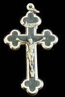 Auktion 362 / Los 1010 <br>kl.Brustkreuz, versilbert, L-4,5 cm