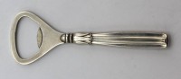 Auktion 362 / Los 11018 <br>Flaschenöffner, Silbergriff, Dänemark, L-10,5cm