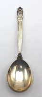 Auktion 362 / Los 11032 <br>Gemüselöffel, Georg Jensen, Silber, Acorn, 78,8gr., L-ca. 20cm