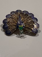 Silber Brosche