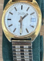 Auktion 362<br>mechan. Automatic HAU "Zentra" Manta, Werk läuft, Double Zugband