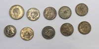Auktion 362<br>9x Münzen, Mexiko, 70er Jahre, 1x Italien