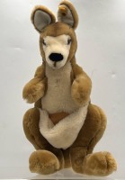 Auktion 362<br>Steiff Känguru "Kango" nur K+F, Nr. 062711, L-40 cm