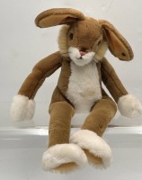 Auktion 362<br>gr. Steiff Schlenker-Hase "Lulac" nur Knopf, H-40 cm