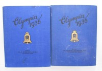 Auktion 362 / Los 3010 <br>Olympia 1936, Sammelalben, Band 1 und 2, kompl.