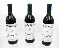 Los 15009 <br>3 Flaschen Baron Philippe de Rothschild Mouton Cadet 1991, Bordeaux
