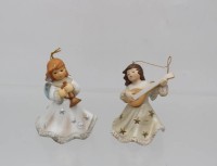 Auktion 362 / Los 9009 <br>2x Weihnachtsglocken, Goebel, 1996 &amp; 2000, bemalt, Baumbehang, ca. H-7cm