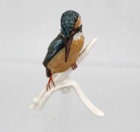 Auktion 362 / Los 9024 <br>Vogelfigur, Goebel, Eisvogel, bemalt, ca. H-9,5cm