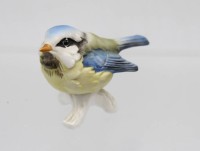Auktion 362 / Los 9027 <br>Vogelfigur, Goebel, Blaumeise, bemalt, ca. H-7cm