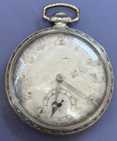 Auktion 362<br>mechan. HTU, Metallgehäuse, Tragespuren, Werk steht, D-5 cm