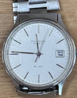 Auktion 362<br>Quartz Dugena HAU DG 180, orig. Stahlband, Tragespuren
