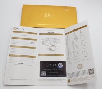Auktion 362<br>925er Moissanite-Ring, ca.  1ct, RG 56, anbei Zertifikat