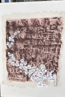 Auktion 362<br>anonyme Mischtechnik auf Bütten, auf Platte geklebt, 87x63 cm