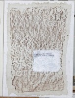 Auktion 362<br>amomyme Grafik deutsch beschriftet, Bütten auf Platte gezogen, 87x63 cm