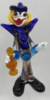 Auktion 362<br>Murano Clown mit Karaffe  H-25 cm