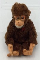 Auktion 367<br>Hermann Schimpanse mit Druckstimme, H-25 cm
