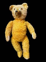Los 12062 <br>gr. alter Teddy, Holzwolle, Brummstimme, H-48 cm, bespielt