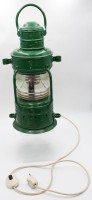 Los 16019 <br>Schiffspositionslampe, elektrifiziert, 50er Jahre, ca. H-52,5cm
