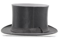 Auktion 362 / Los 13003 <br>Chapeau-Claqué in orig. Schachtel, gemarkt "Elegant", älter