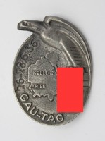 Auktion 362 / Los 7021 <br>N.S.D.A.P, 'Gautag - Koblenz / Trier, 26 - 28. 6.36, wohl original