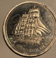 Los 6036 <br>Silbermedaille-999-, Sail 1989, 20,8 gr, D-3,5 cm