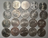 Los 6049 <br>21x 10 DM Sonderm&uuml;nzen BRD, ca. 320 gr, 105 &euro; Nennwert