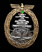 Los 7031 <br>Wehrmacht Kriegsmarine Flotten-Kriegsabzeichen, wohl Sammleranfertigung??