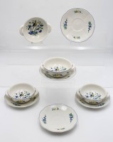 Auktion 362 / Los 9075 <br>4x Suppentassen, Villeroy &amp; Boch, Phönix, ca. H-5cm, anbei 1x Unterteller