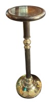 Auktion 362 / Los 14011 <br>Messing-Blumenständer, H-71 cm, D-22 cm