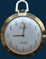 Auktion 363 / Los 2018 <br>mechan. Frackuhr "Stowa", Metallgehäuse, D-4 cm, Werk steht
