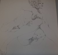 Auktion 363 / Los 5008 <br>Gilles RIMBAULT ( 1945) erotische Grafik , 6 verschiedene Motive