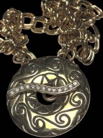Auktion 363 / Los 1009 <br>Kette mit Anhänger von Pierre Lang, L-42 cm, D-4,7 cm, 93,5 gr