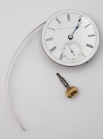 Auktion 363<br>Taschenuhrwerk, Mermod. Jaccard &amp; Co, Kronenaufzug, Werk läuft, D-4,6cm