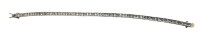 Auktion 363 / Los 1027 <br>Armband, Silber-925- mit klaren Steinen,, L-ca. 20 cm, 16,5 gr.