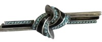 Auktion 363 / Los 1032 <br>Silber-925. Nadel mit Türkis Perlchen, L-5 cm, ca. 6,3 gr